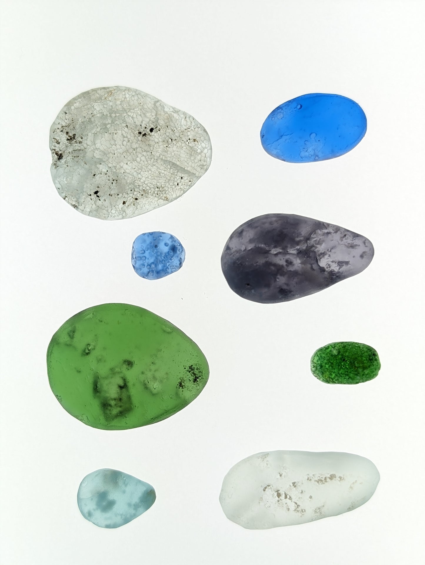 "Bonfire Glass": Hand-shaped Edinburgh Sea-Pieces