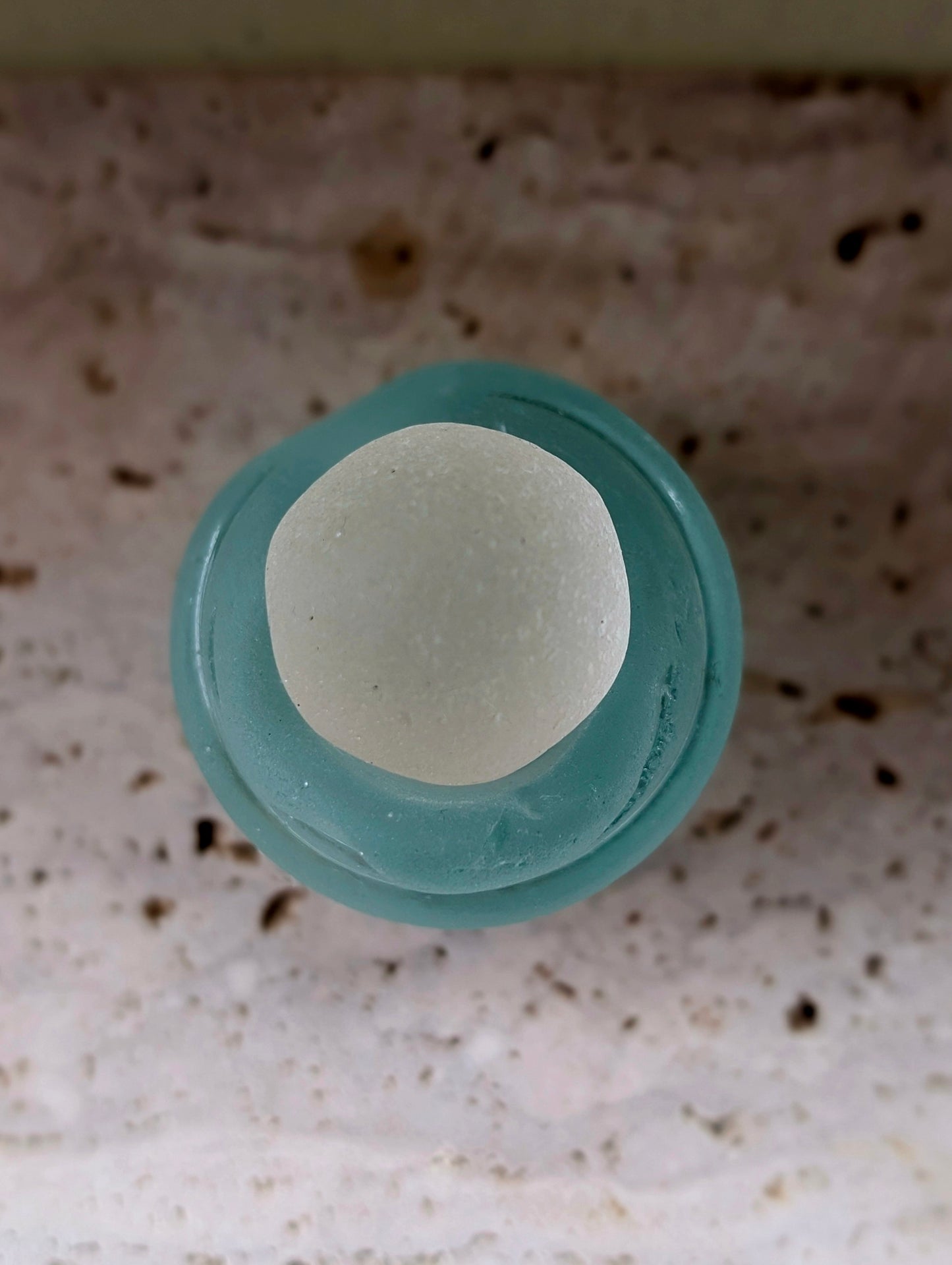 "Pointy Marble" mounted on a Bottle Neck