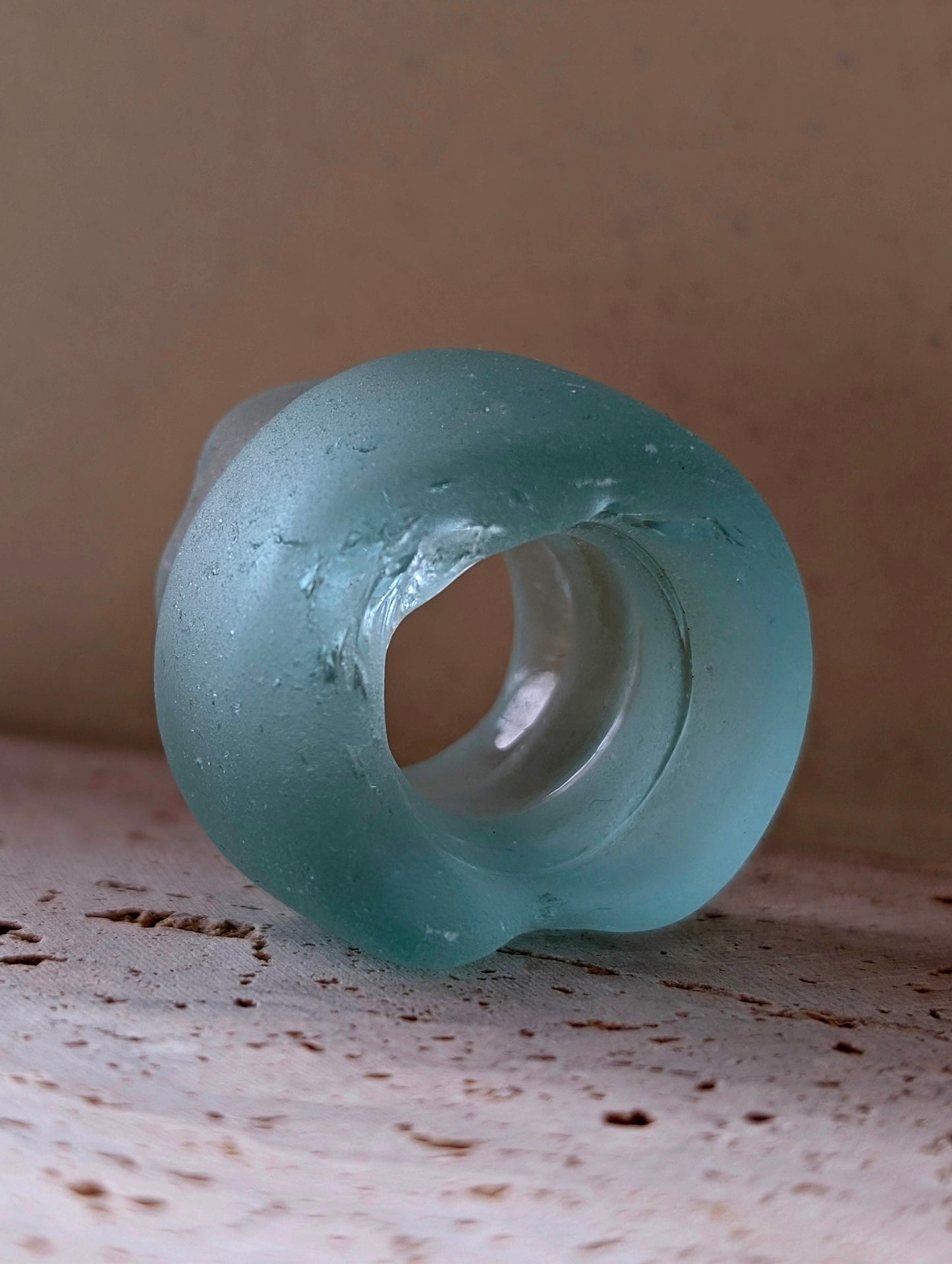 "Pointy Marble" mounted on a Bottle Neck