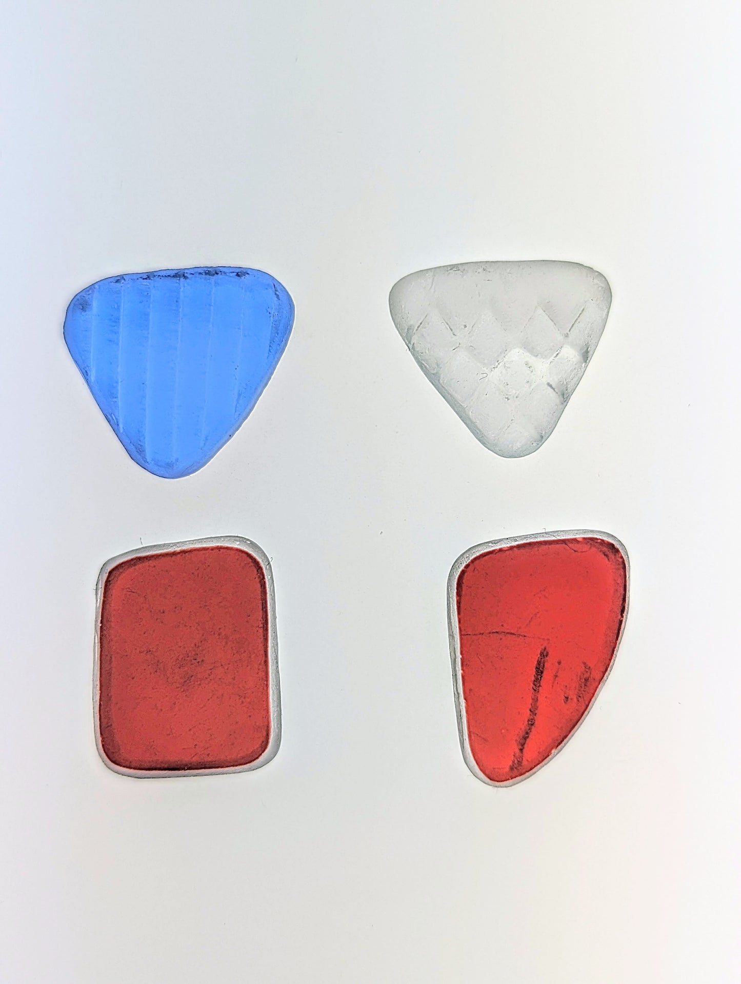 "American Pie" odd pairs: Hand-shaped Edinburgh Sea-Pieces - Sea Glass & Sea Pottery