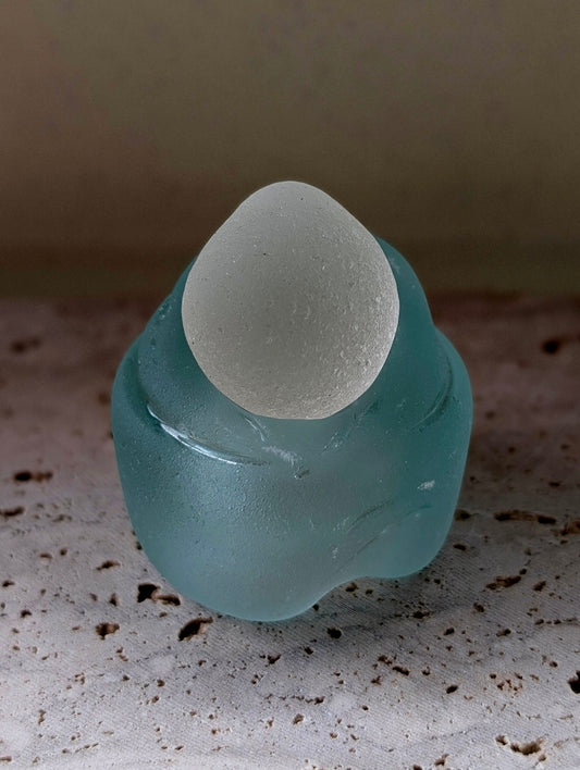 "Pointy Marble" mounted on a Bottle Neck
